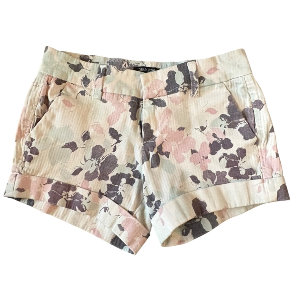 Dear John floral denim shorts size 27